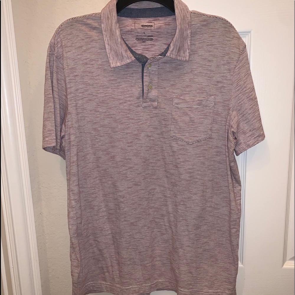 Striped Sonoma polo